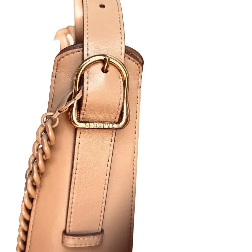 NWT Senreve Tan Smooth Unisex Leather Fortuna Bag Laptop Carryall Tote